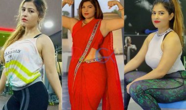 ये देशी लड़की की बॉडी देखते आप भी शर्म मा जावोगे, साड़ी पहने  के , गैस का सिलिंडर उठाकर, उठक-बैठक करती है