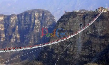 ये है मौत का पुल, सैलानियों की एक छोटी सी गलती भी उन्हें मौत के दरवाजे तक ले जा सकती है, देखें तस्वीरें