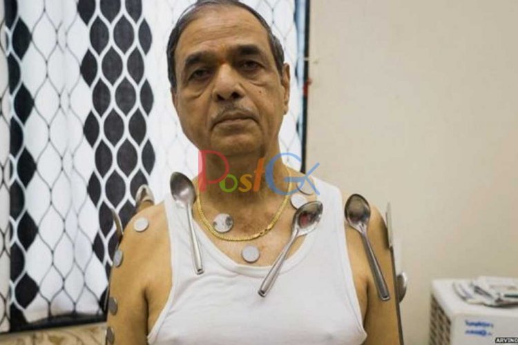 यह व्यक्ति वैक्सीन लेने के बाद चुंबक बन गया। लोहे, सिक्के सभी उसके शरीर से चिपके रहते हैं, देखें वीडियो