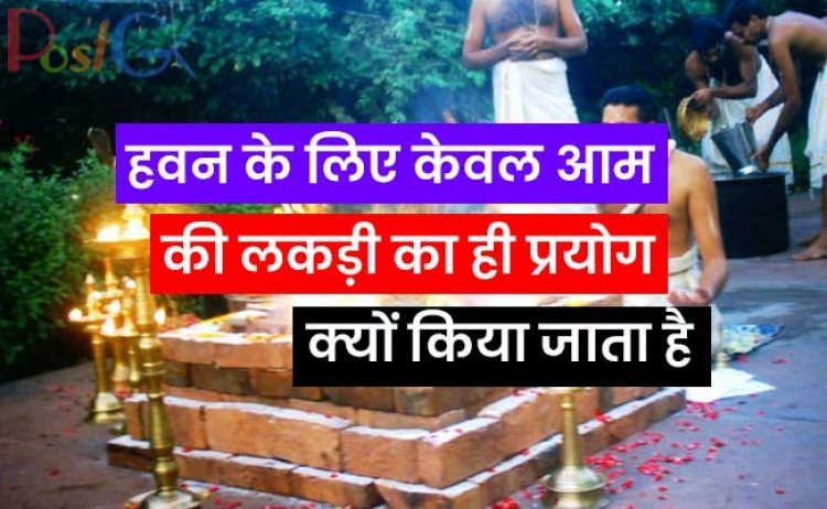 हवन के लिए केवल आम की लकड़ी का ही प्रयोग क्यों किया जाता है? हवन बहुत से लोग करते हैं लेकिन असली कारण कम ही लोग जानते हैं